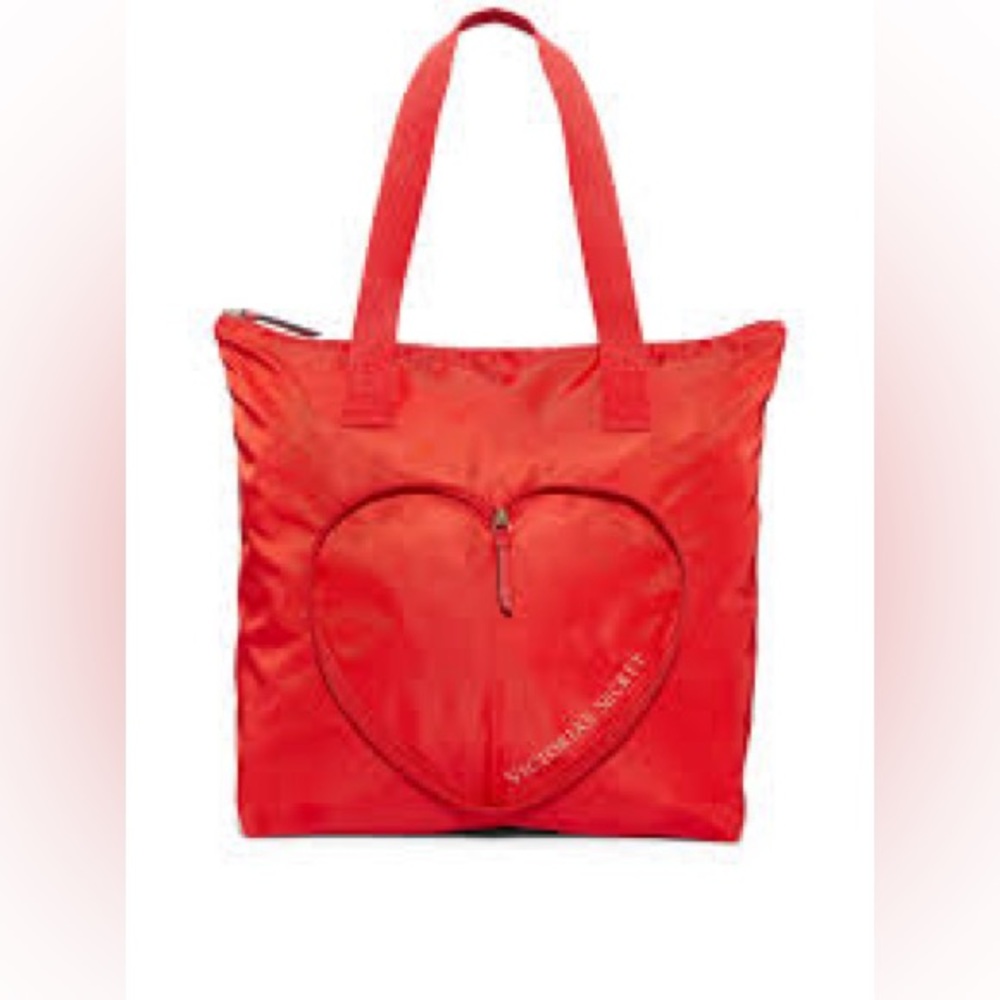 Victorias Secret packable heart tote ❤️♥️❤️♥️